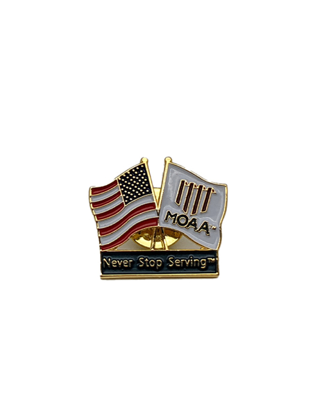 Picture of USA DUAL FLAG LAPEL PIN