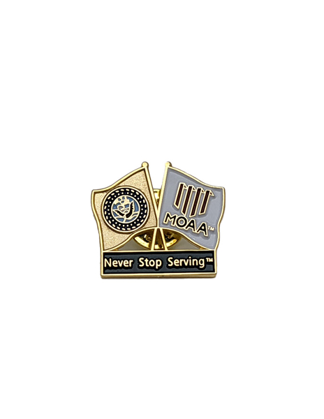 Picture of DUAL NAVY FLAG LAPEL PIN