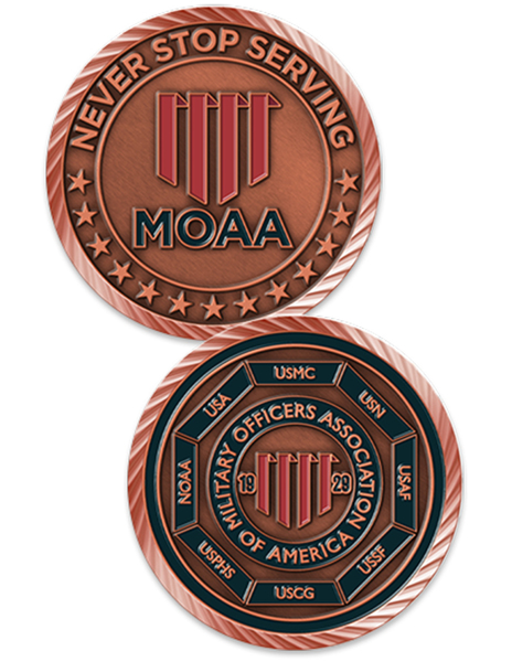 Picture of MOAA Challenge Coin