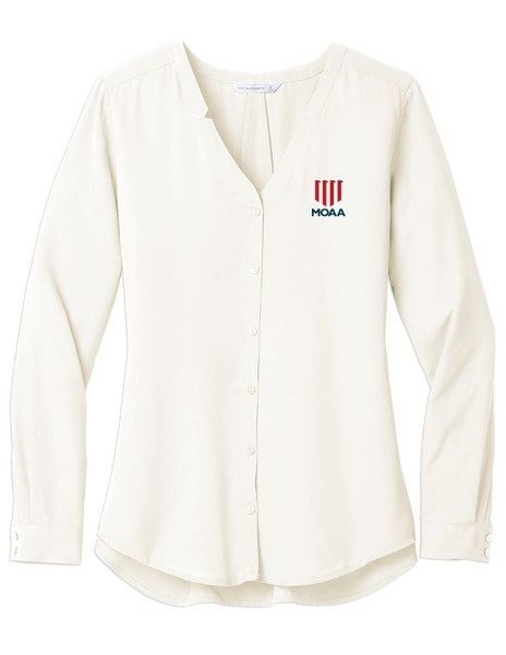 Picture of -D-BUTTON FRONT BLOUSE